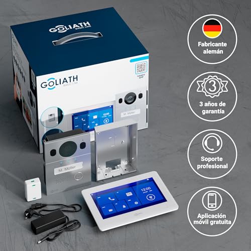 Goliath® Video Door Phone [Monitor 7"] Automatic Door Phone with Camera – Video Door Phone with Camera – Video Intercom – Weather and Vandalism Resistant – Surface