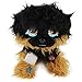 Rescue Runts Shepherd Plush Dog, Black/Brown