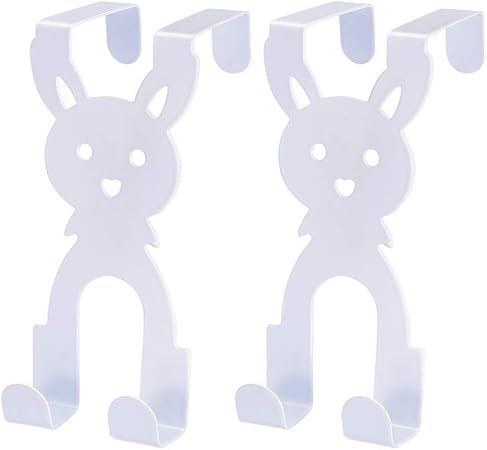 DealMux Gancho sobre la puerta Ganchos reversibles para gabinete