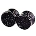 Longbeauty 10Pairs Mixed Stone Saddle Ear Plugs Stretcher Expander Tunnels Ear Gauges Piercing Jewelry 8MM