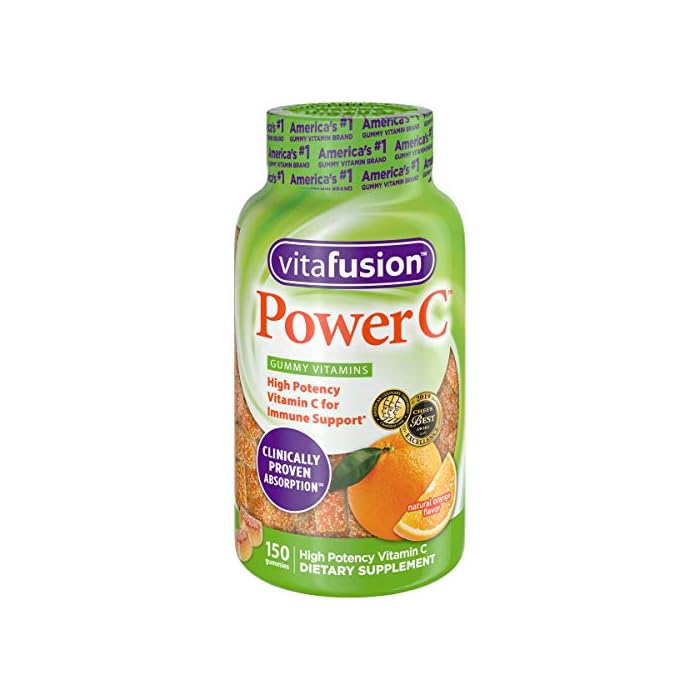 Vitafusion Power C, Gummy Vitamins for Adults, 150-Count