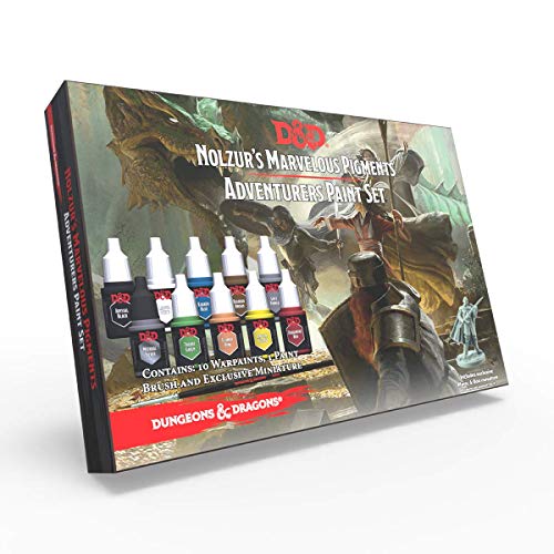 The Army Painter Dungeons and Dragons Official Line Adventurer's Painting Supplies, Craft & Wood Paint, Acrylic Paint Set