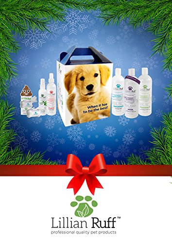 Gift Set for Pet Lovers by Lillian Ruff - Variety Pack of Shampoo, Conditioner, Detangler Spray, Breath Spray and Dog Poop Bag Dispenser - Unique Idea for Men and Women (6 Piece Set) - Thumbnail 4
