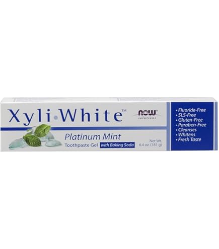 Amazon.com: Now Foods Xyliwhite, Baking Soda Toothpaste, Platinum
