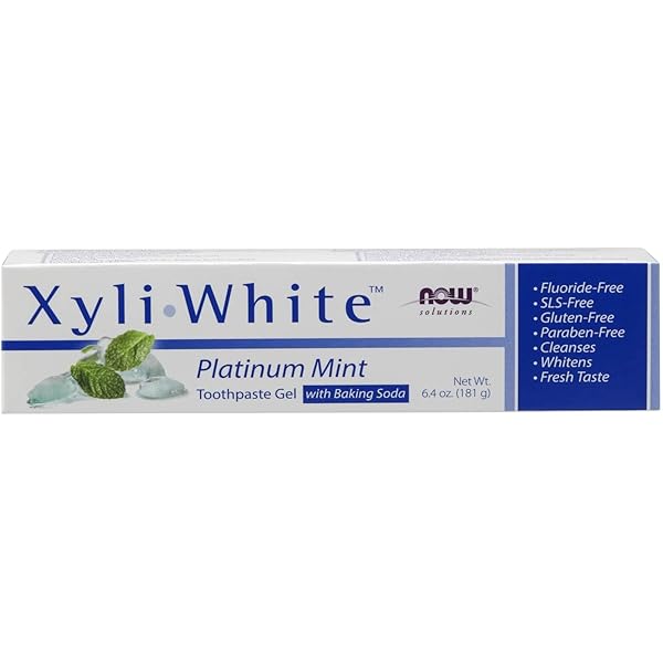Amazon.com: Now Foods Xyliwhite, Baking Soda Toothpaste, Platinum