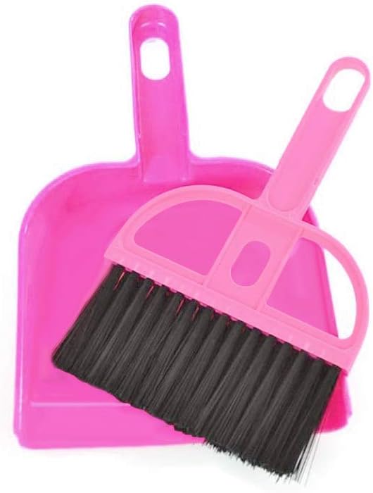 WishLotus Mini Dustpan and Brush Set, Portable Exquisite Pet Waste Cleaning Kit