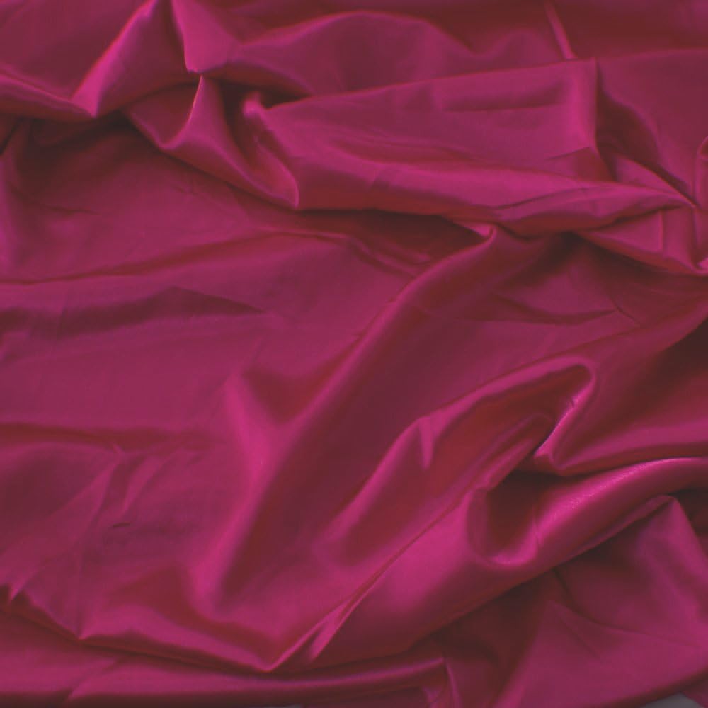 Fuchsia Pink Bridal Satin Back Crepe Fabric Dress Wedding Dance 60" 150cm Width - Sold Per Metre