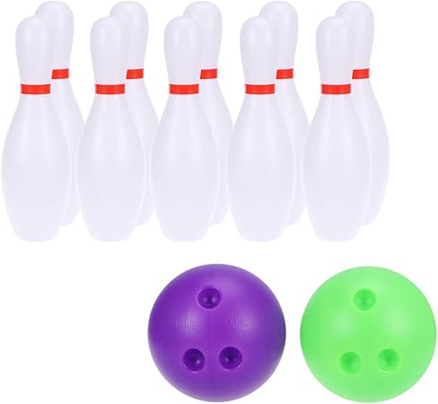 Amazon Ledmomo ボーリング おもちゃ ピン10本 ボール2個 子供おもちゃ スポーツおもちゃ 室内おもちゃ バスケットボール おもちゃ