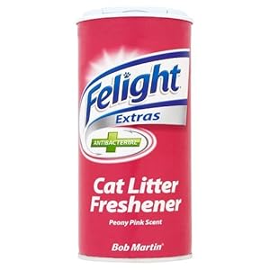 Felight-Antibacterial-Cat-Litter-Freshener-Powder-with-Floral-Peony-Scent-Effective-Odour-Control-for-Longer-Lasting-Freshness-Made-in-the-UK-300-ml Felight | Antibacterial Cat Litter Freshener Powder, with Floral Peony Scent | Effective Odour Control, for Longer…