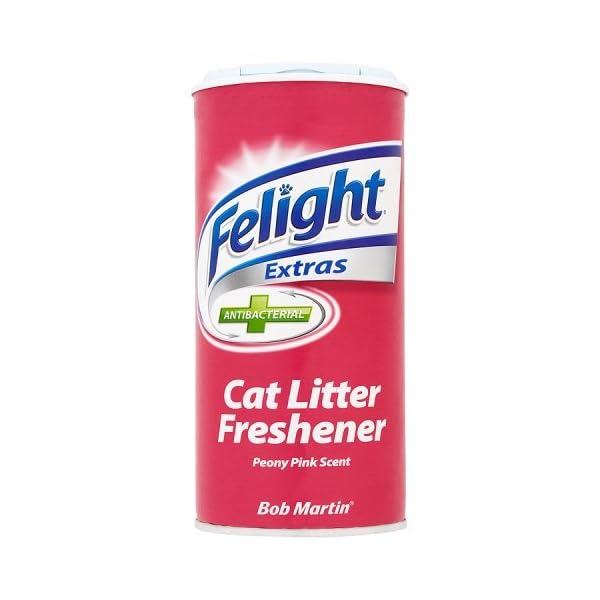 Felight | Antibacterial Cat Litter Freshener Powder, with Floral Peony Scent | Effective Odour Control, for Longer…