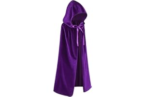 Regenboog Kids Velvet Cape with Hood,Costume Cape Child,Halloween Costume Cloak,Christmas,Renaissance