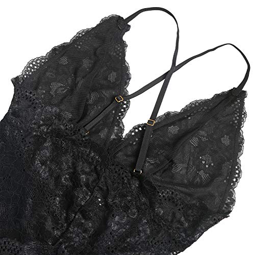 TSWRK-Lingerie-Sexy-Donna-Hot-per-Sesso-Teddy-Bodysuit-Biancheria-Intima-del-Pizzo-Teddy-Lingerie-Scollo-a-V-Babydoll-Sexy-Body-da-Donne-Completi-Intimi-Erotico
