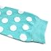 Bowbear Baby 3-Pair Leg Warmers, Pastel Dots in Pink, Aqua, Lavender