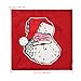 Unomor Christmas Throw Pillow Covers 18 x 18 Inches Couches Pillow Case Zippered Square Pillow Case Christmas Party Supply
