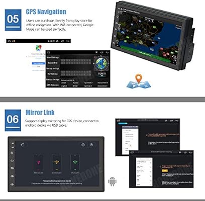 Roverone Car Multimedia Player For Ford Fiesta 2009 2017 With Android System Head Unit Radio Stereo Gps Navigation Autoradio Bluetooth Mirrorlink Wifi Usb Aux Buy Online At Best Price In Uae Amazon Ae