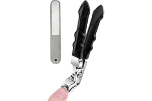 Toe Nail Clippers | Precision Stainless Steel | Nail Cutting Clippers | Precision Cutting Scissors Trimmer for Travel Home Ki