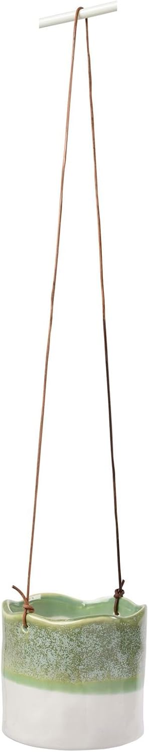 Burgon & Ball 'Wave' Hanging Pot, Green, 13 cm x 20 cm x 8 cm - Image 3