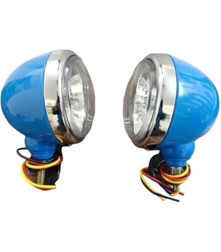 Faros Delanteros Azules Para Tractor - 12V, Compatibles Con David Brown, Massey Ferguson, Case/IH