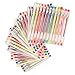 US Art Supply Jewelescent 144 Gel Pen Set - Professional Artist Quality Gel Ink Pens in Vibrant Colors - Classic, Glitter, Metallic, Neon, Pastel, Swirl, and Dye Colors - 100% Satisfaction Guarantee