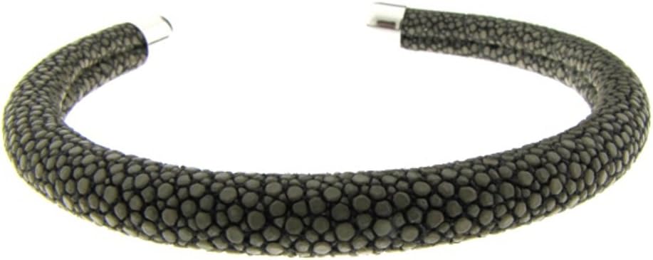 Phil Laender - Gray Stingray Bracelet - Stingray Leather
