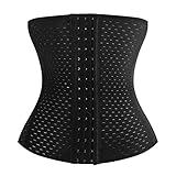 IWUXIA Waist Trainer Corset for Weight Loss, Breathable Waist Training Cincher