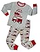 Truck Boys Pajamas Toddler Sleepwear Clothes T Shirt Pants Set for Kids size 3 Red