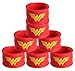 Justice League Superhero Slap Bracelet for Kids Boys & Girls Birthday Party Supplies Favors (7 Pack Wonder Woman)
