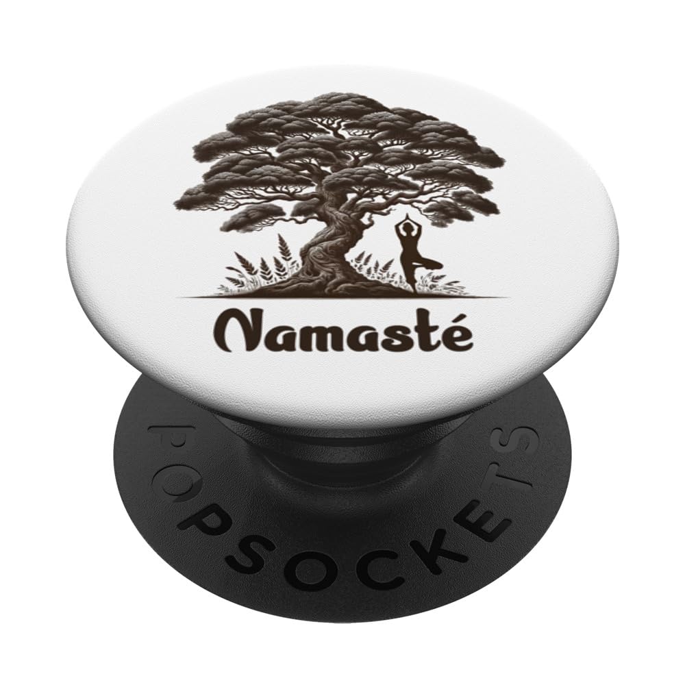 Namasté Yoga Relaxation Meditation Inner Calm Nature PopSockets Swappable PopGrip