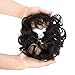 Dodoing Curly Messy Hair Bun Extension Ponytail Hairpiece Hair Extensions Donut Hair Chignons Hair Piece Wig 31 Colors