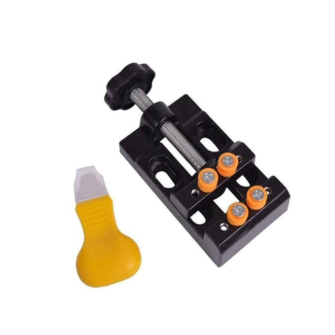 DIY Crafts Mini Flat Clamp Table Jaw Bench Clamp Drill Press Vice Opening Parallel Table Vise DIY Sculpture Craft Carving Tool (Pattern No # 5, Mini Clamp)