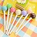 MagiDeal KitMax (TM) Pack of 8 Pcs 0.38mm Cute Cool Novelty Candy Color Lollipops Decor Gel Ink Pen Office School Supplies Students Children Gift (Color May Vary)