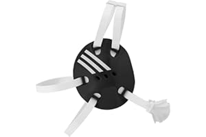 Adidas Wrestling Response Protective Headgear, Black/White, Adult Size