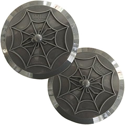 2 PACK - 4½ Inch (11.5cm) Unique Fun Practical and Functional Silicone Spider Plug and Tub Stopper for Kitchen Laundry and Bath
