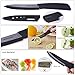 Ceramic Knife Set, Ankway 9-Piece Durable Rust Proof Lightweight Kitchen Knives (4 Knife Blades, 4 Sheaths and 1 Fruit Peeler)