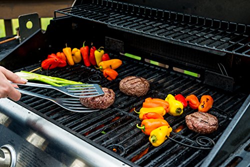 Westmark Germany 2-in-1 Detachable Double Spatula and Tongs (Silver)