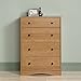 Sauder Beginnings 4 Drawer Chest, Highland Oak