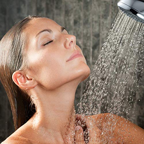Handheld Shower Head with Hose High Pressure Spray Head Multifunction Hand Held Showerhead Against Low Pressure Supply with Water Saving Mode, Chrome