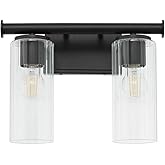 Quorum Lighting Juniper - 2 Light Bath Vanity-11.25 Inches Tall and 14.25 Inches Wide-Matte Black Finish