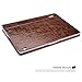 icarercase Surface Book Case,Surface Book 2 Leather Case, Crocodile Series Genuine Leather Detachable Folio Cover for Microsoft Surface Book 13.5 Inch (Coffee)