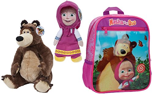 MASHA AND THE BEAR - Set of 1 Backpack children´s of Polyester (9