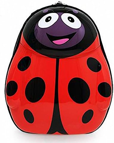 GIFT Children school bags 3D eggshell cartoon animal kids character backpacks PVC Hard toddler backpack for kids boy and girls 13inch ladybugs