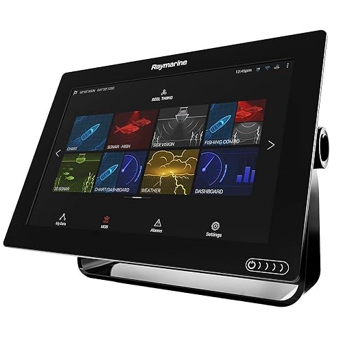 Raymarine Axiom 12 Fish Finder with Built in GPS, WiFi, Chirp Sonar and RealVision 3D with