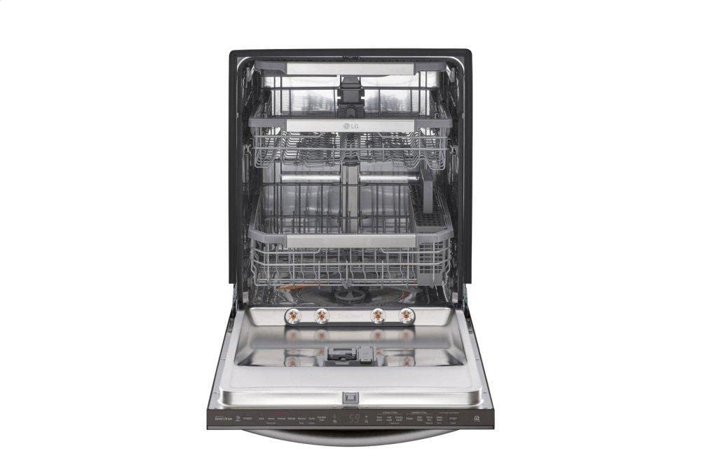 LG Top Control Smart Wi-Fi Enabled Dishwasher with QuadWash and TrueSteam - 24