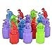 Kicko 12 Pcs Dinosaur Bubbles Bottles - Dinosaur Party Favor Bubbles for Birthday Parties, Party Favors for Kids 4-8 Multi Color Bubble Toys - Fun Party Toy for Kids
