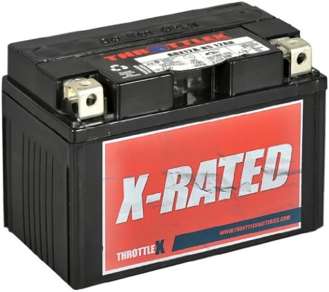 ThrottleX Batteries - ADX12A-BS - AGM Replacement Power Sport Battery