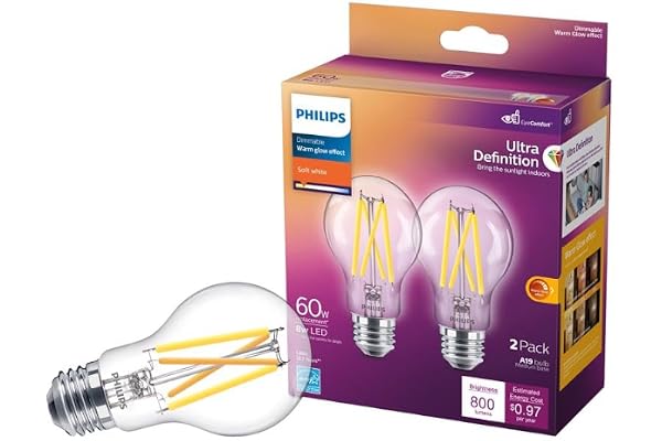 LED DIM A19 E26 SW 2PK
