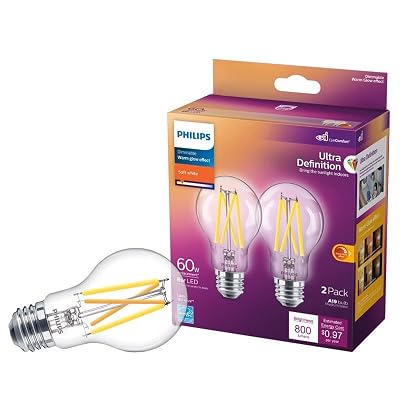 LED DIM A19 E26 SW 2PK