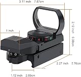 Feyachi Red Dot Sight Reflex Sight Multi-Rire with 4 Styles 20mm/22mm Mount view 5