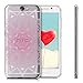 kwmobile TPU Silicone Case for HTC One A9 - Crystal Clear Smartphone Back Case Protective Cover - Light Pink White Transparent
