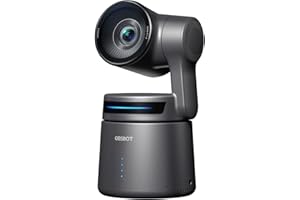 OBSBOT Tail Air NDI Streaming Camera 4K, AI Tracking PTZ Camera with Intelligent APP, Gesture Control, HDMI/USB-C/Wireless Webcam, Video Camera Live Stream for YouTube, Chruch, Worship, Creator, etc.